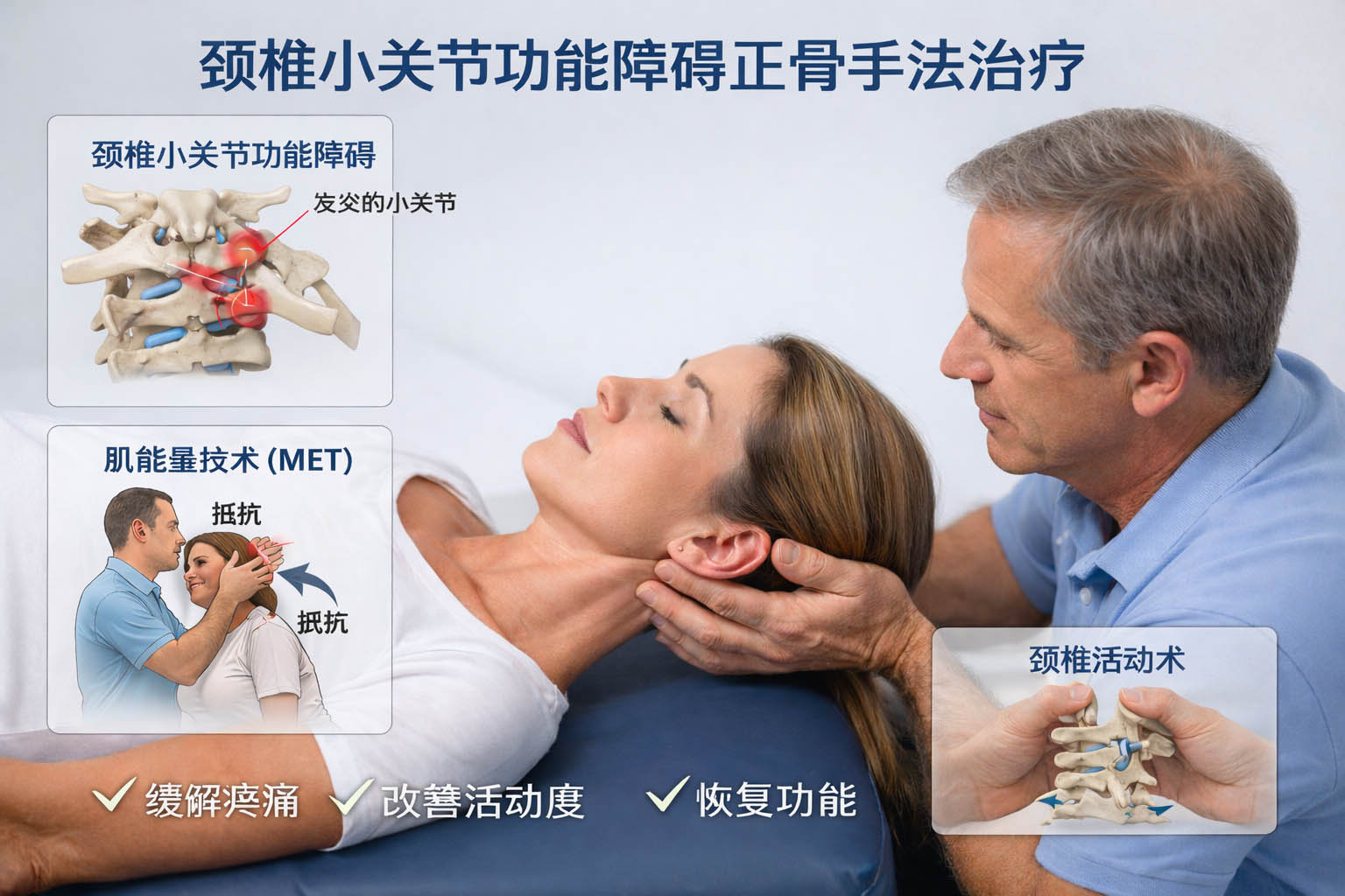 Cervical Facet Dysfuncion Osteopathy ch 颈椎小关节功能障碍正骨治疗