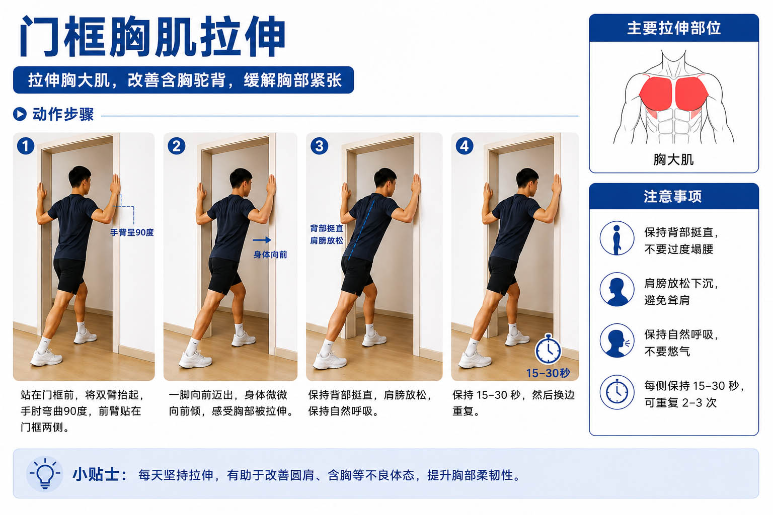 门框胸肌拉伸