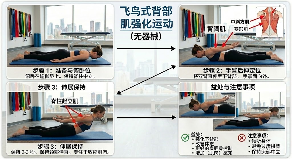 Fly Bird Back Muscle Strengthen Ch