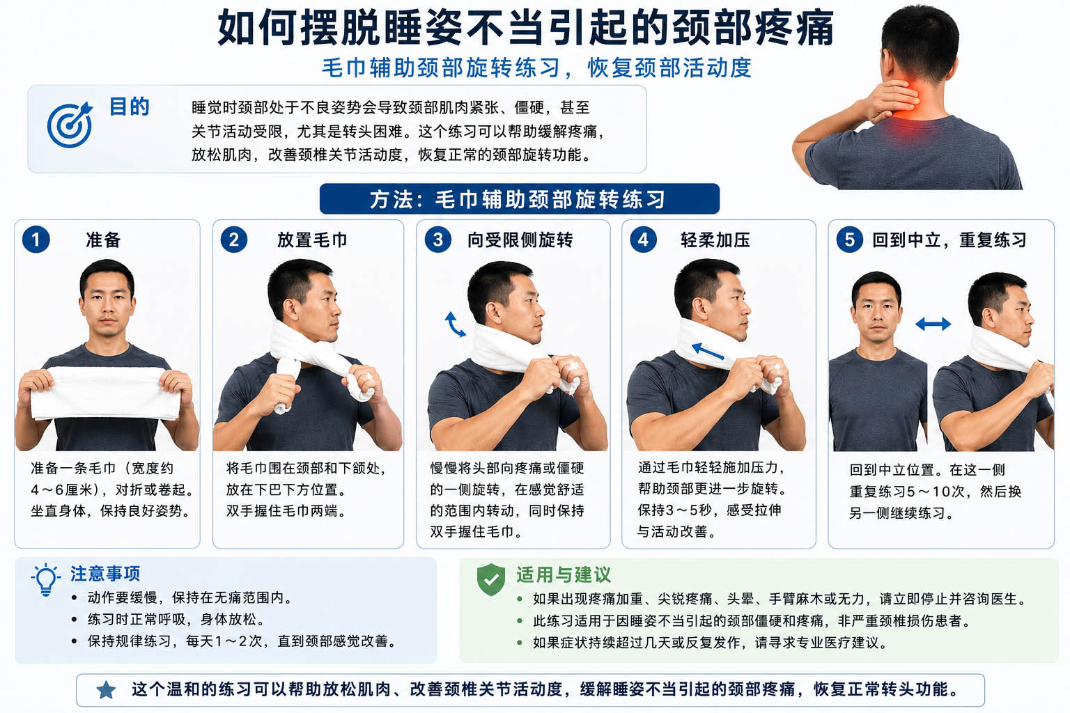 摆脱颈部疼痛